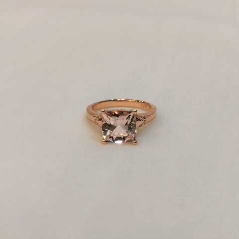 [Pre-Order] 18k Rose Gold Morganite Ring