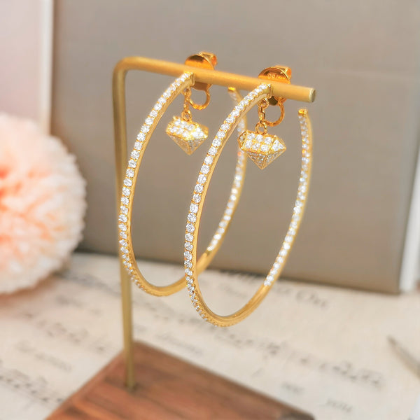 [Pre-Order] 14k Gold Diamond Earrings